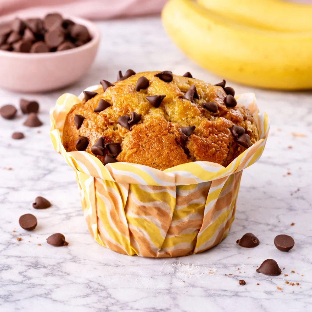 Banana & Chocolate Muffin