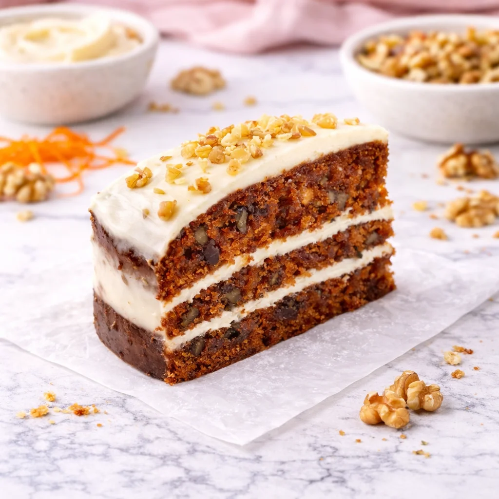 Carrot & Walnut Cake