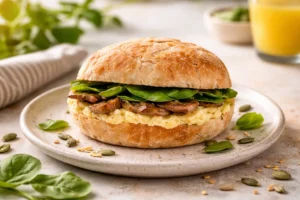 Egg & Mushroom Bap