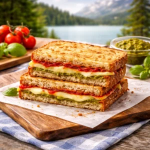 Gluten Free Mozzarella & Pesto Toastie