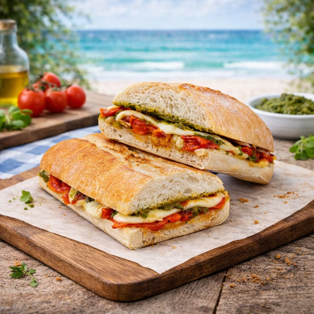 Mozzarella & Tomato Panini (V)