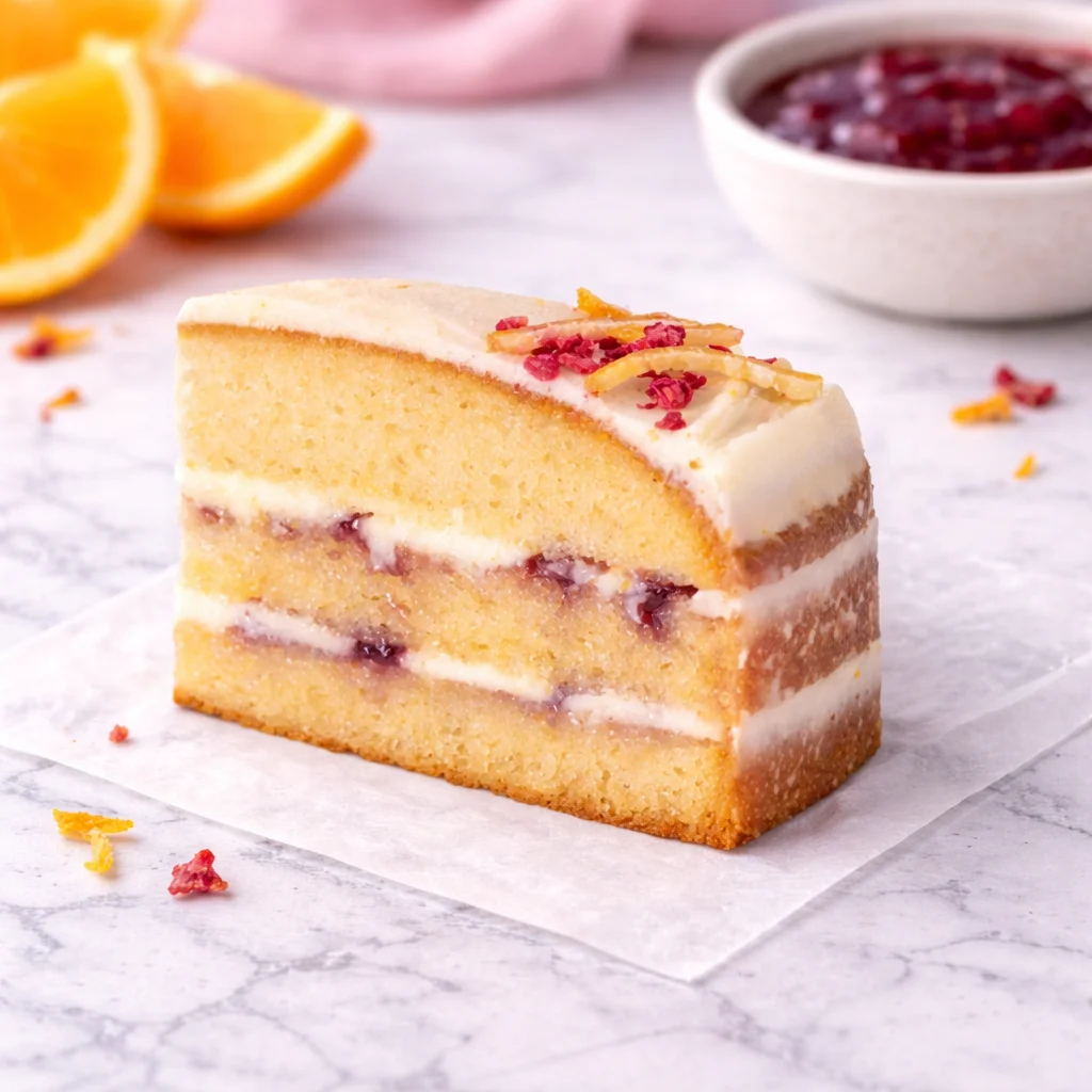 Orange & Raspberry Victoria Sponge