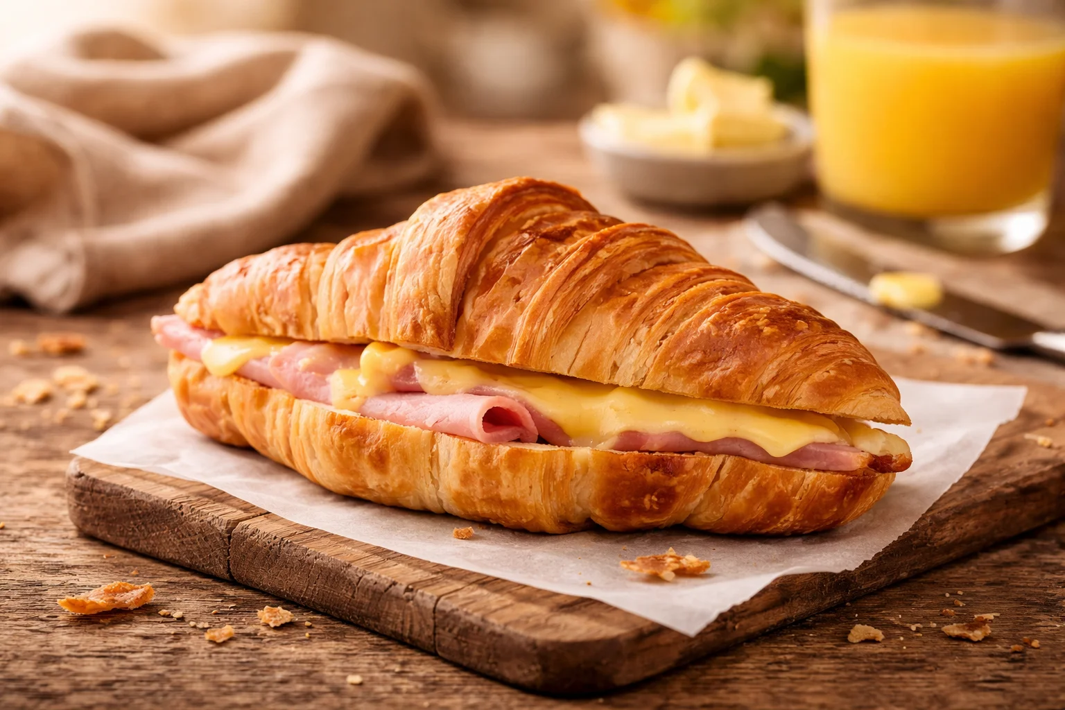 Wiltshire Ham & Mature Cheddar Croissant