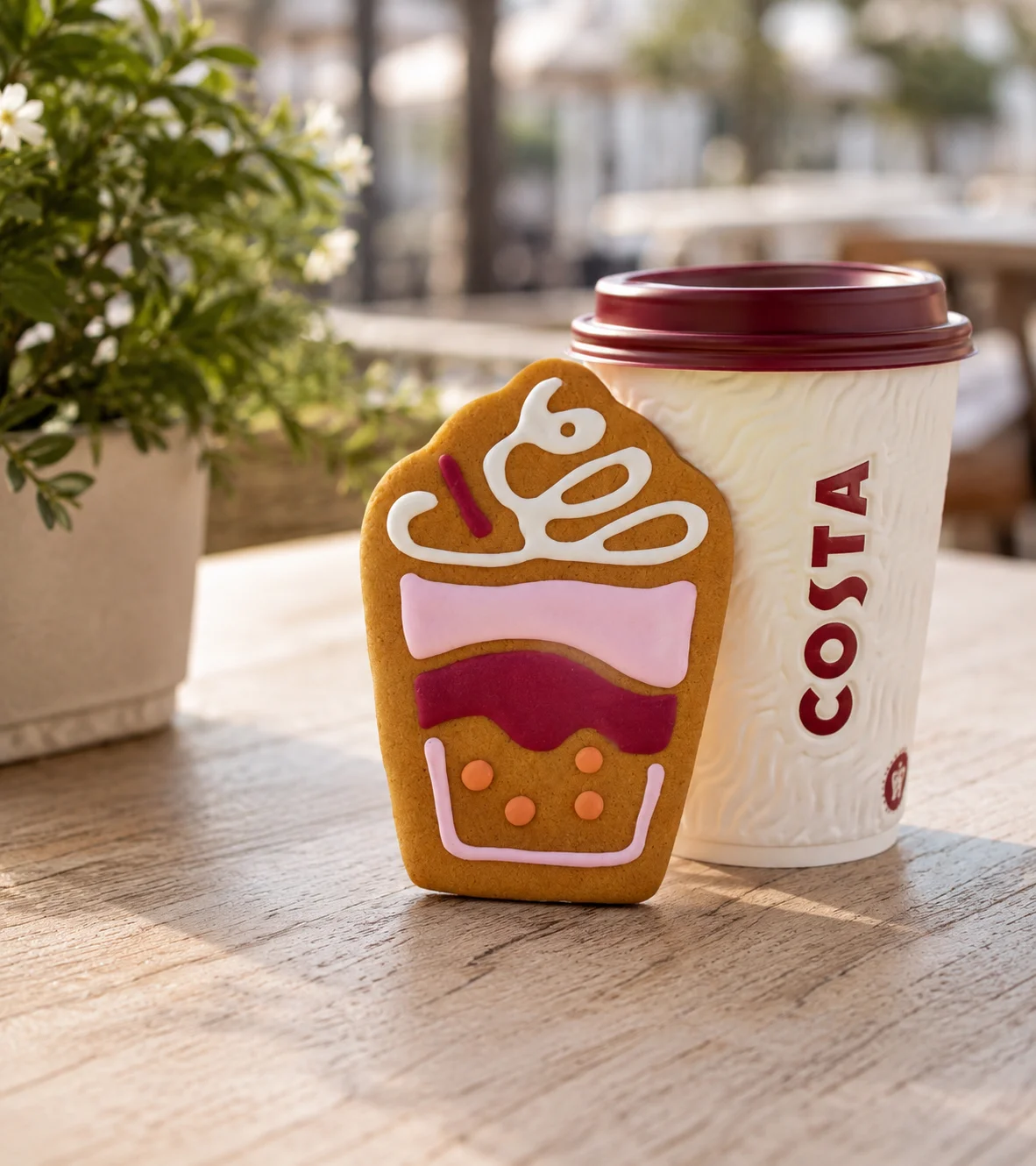 Bubble Frappe Gingerbread Biscuit