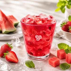 Strawberry, Watermelon, & Mint Refresher